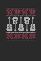 Christmas Guitar: Graph Paper Notebook (6 x 9 - 120 pages) Christmas Themed Notebook for Daily Journal, Diary, and Gift 1700680625 Book Cover