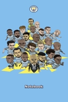 Manchester City Design 11 Notebook For Man City Fans and Lovers: Lined Notebook / Journal Gift, 120 Pages, 6x9, Soft Cover, Matte Finish 167685620X Book Cover