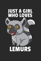 Lemur Notizbuch: Lemur Notizbuch für Liebhaber / Notizheft / Notizblock A5 (6x9in) Dotted Notebook / Punkteraster / 120 gepunktete Seiten (German Edition) 1671343379 Book Cover