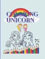 Coloring unicorn: DRAWING A KAWAII UNICORN, color this anti stress drawing and relax. B08VCYHGHQ Book Cover