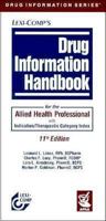Drug Information Handbook for the Allied Health Professional With Indication/Therapeutic Category Index 1591950511 Book Cover