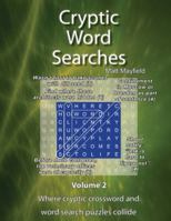 Cryptic Word Searches #2 1928807240 Book Cover