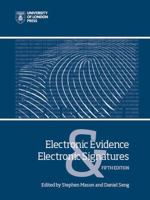 Electronic Evidence and Electronic Signatures 1911507265 Book Cover