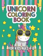 Unicorn Coloring Book for Kids Ages 4-8: Cute Princess Unicorns Gifts for Girls Kids on Birthday or for have fun 1695635698 Book Cover