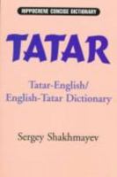 Tatar English Eng Tatar Dictionar 0781802504 Book Cover