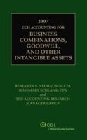 CCH Accounting for Business Combinations, Goodwill, and Other Intangible Assets (2007) 0808090429 Book Cover