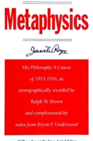 Metaphysics (Suny Series in Philosophy) 079143866X Book Cover