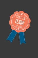 Stolz ein Tenor zu sein: Jahres-Kalender f�r das Jahr 2020 im DinA-5 Format f�r Musikerinnen und Musiker Musik Terminplaner 1703883322 Book Cover