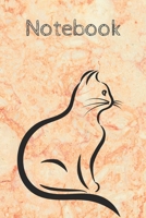 marble cat notebook: Cute Inspirational Notebook marble Gift for Women, men , Teachers; Trendy Marble Notebook 1654347507 Book Cover
