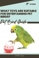 What toys are suitable for entertaining pet birds?: Pet bird guide B0CSGY1KK9 Book Cover