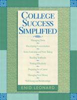 College Success Simplified (2nd Edition) (Longman Simplified Series) 020560496X Book Cover