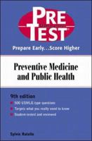 Preventive Medicine & Public Health: PreTest Self-Assessment and Review 0071359621 Book Cover