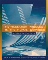 The Research Process in the Human Services: Behind the Scenes 0534626106 Book Cover
