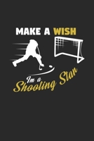 Make a wish I'm a shooting star: 6x9 Hockey - grid - squared paper - notebook - notes 1697644996 Book Cover