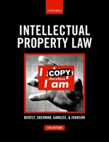 Intellectual Property Law 0198769954 Book Cover