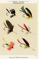 Bass Flies II, Made By C.F. Orvis Manchester VT: Fishing Diary for Serious Fishermen or Weekend Warriors Hobbies Log Weather, Rod, Bait, Moon Cycle, Size & More Perfect Gift for Dad, Uncle, Brother, G 1079355804 Book Cover