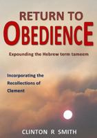 Return to Obedience 1304033171 Book Cover