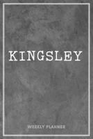 Kingsley Weekly Planner: Organizer Appointment Undated With To-Do Lists Additional Notes Academic Schedule Logbook Chaos Coordinator Time Managemen Grey Loft Cement Wall Gift Art 1660983312 Book Cover