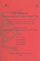 The Mamasani Archaeological Project Stage One: A Report on the First Two Seasons of the ICAR - University of Sydney Expedition to the Mamasani District, Fars Province, Iran 1407306200 Book Cover