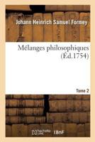 Ma(c)Langes Philosophiques. Tome 2 2013607873 Book Cover