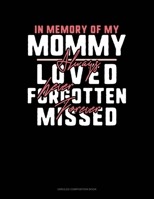 In Memory Of My Mommy Always Loved Never Forgotten Forever Missed: Unruled Composition Book 1697440436 Book Cover