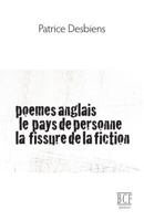 Poèmes anglais - Pays de personne - Fissure de la fiction 2894232470 Book Cover