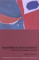 Programming for Corpus Linguistics 0748614079 Book Cover