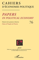Cahiers d'Économie Politique 76: Histoire de la pensée et théories (French Edition) 2343179417 Book Cover