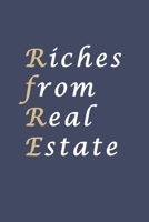 Riches from Real Estate, Recycled Book Journal, Notebook 1672667046 Book Cover