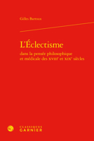 L'Eclectisme Dans La Pensee Philosophique Et Medicale Des XVIII 2406147398 Book Cover