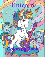 Unicorn Coloring Book: For Kids Ages 4-8 Magical Unicorn Coloring Book for Girls, Boys, and Anyone B0CBDK6N2J Book Cover