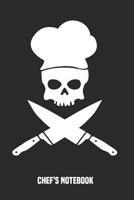 Chef's Notebook: 6x9inch Chef Recipe Notebook Dot Grid 1073083926 Book Cover