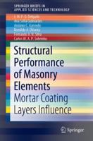 Structural Performance of Masonry Elements: Mortar Coating Layers Influence 3030032698 Book Cover