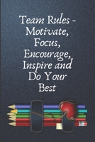 Team Rules: Team Rules  Lined Notebook /Journal Gift ,100 pages 6*/9*, Soft Cover ,matte  Cover 166192428X Book Cover