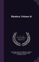 Rhodora, Volume 16... 1275450504 Book Cover
