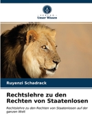 Rechtslehre zu den Rechten von Staatenlosen 6203633429 Book Cover