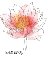 Handlettering Übungsheft mit Alphabet: mit mini Anleitung Für Anfänger, Brushlettering, Schreiben üben (German Edition) 1660990882 Book Cover