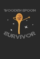 Wooden Spoon Survivor: Calendar and Organizer 6x9 (A5) for Adults and Teens Thinking: I Survived The Wooden Spoon I 120 pages I Gift I Yearly, Monthly and Weekly Planner 1661768482 Book Cover