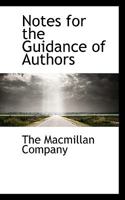 Notes for the Guidance of Authors 1110565771 Book Cover