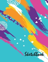 Sketch Book: Large Notebook 8.5" X 11" for Artist Practice Drawing, Paint, Write, Creative Doodling or Sketching 1088647499 Book Cover