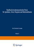 Hagers Handbuch Der Pharmazeutischen Praxis: Fur Apotheker, Arzte, Drogisten Und Medizinalbeamte 366201811X Book Cover