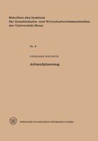 Ablaufplanung 3663003787 Book Cover