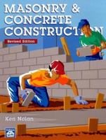 Masonry & Concrete Construction 1572180447 Book Cover