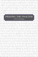 Praying the Psalter: (With Others) B0DSWJ77T5 Book Cover