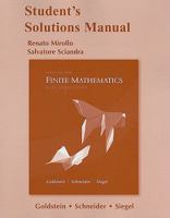 Student's Solutions Manual for Finite Mathematics & Its Applications 0321598989 Book Cover
