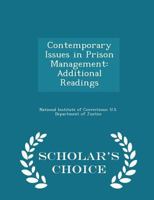 Contemporary Issues in Prison Management: Additional Readings 1249886732 Book Cover