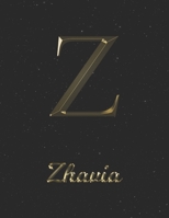 Zhavia: 1 Year Daily Planner (12 Months) Yellow Gold Effect Letter Z Initial First Name 2020 - 2021 365 Pages for Planning January 20 - December 20 Appointment Calendar Schedule Plan Each Day, Set Goa 1698898827 Book Cover