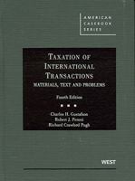 Taxation of International Transactions: Materials, Texts and Problems 0314149309 Book Cover