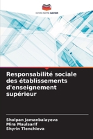Responsabilité sociale des établissements d'enseignement supérieur (French Edition) 6208879817 Book Cover