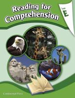 Reading Comprehension Workbook: Reading for Comprehension, Level E - 5th Grade 0845416847 Book Cover